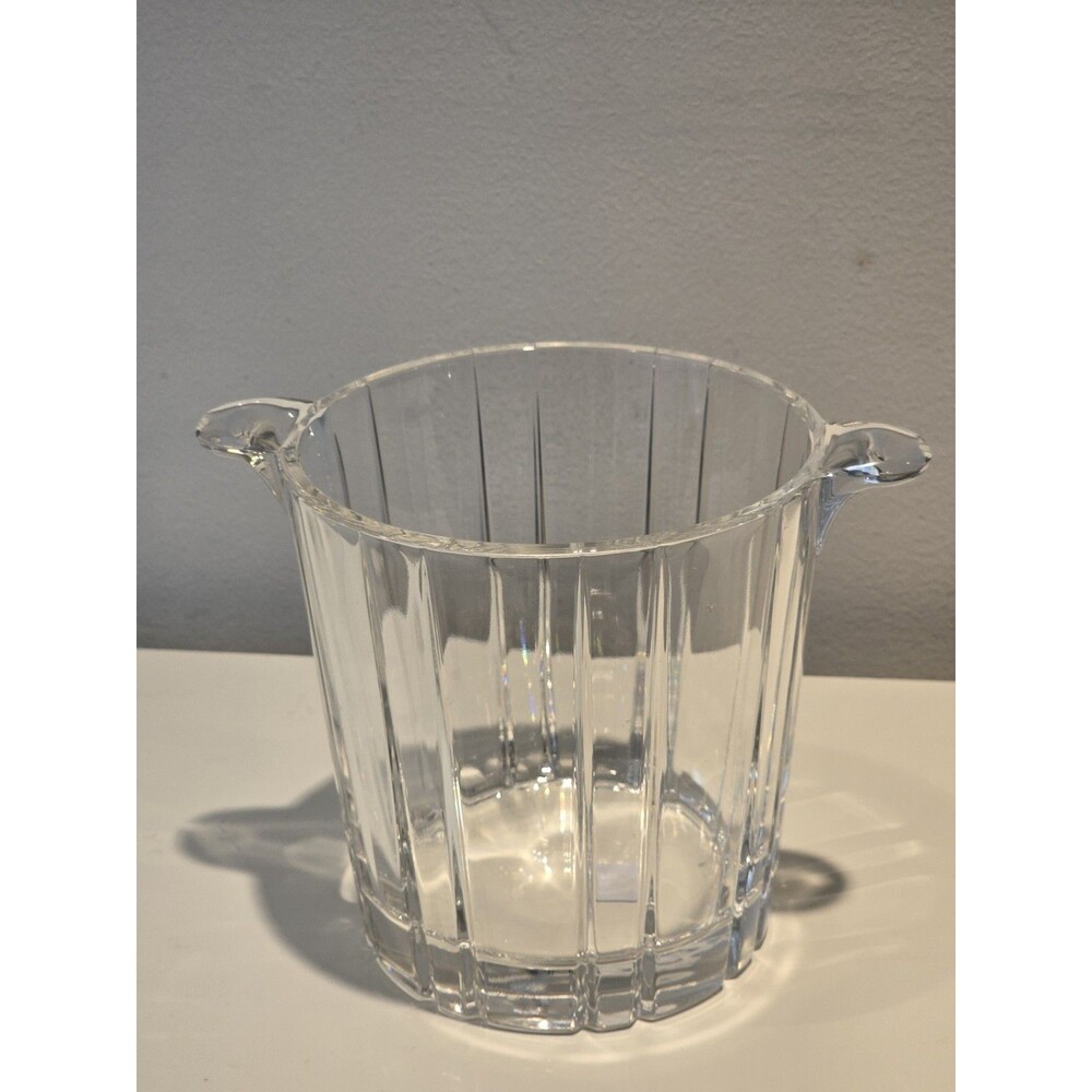 Vintage RCR Royal Crystal Rock Style Novecento Crystal Ice Bucket Wine Cooler